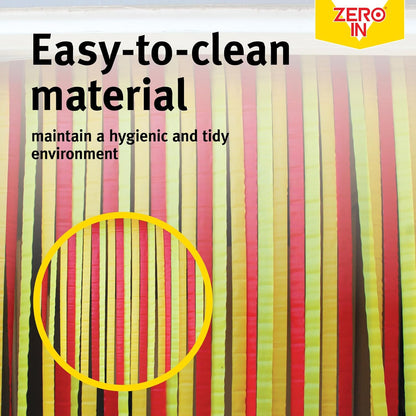 Coloured PVC Strip Blind Fly Door Curtain Indoor Flying Insect Screen 90cm x 2m