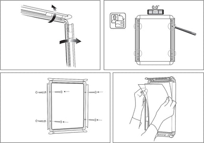 Nobo Premium Plus A1 Poster Frame Sign Holder with Snap Frame 1902211