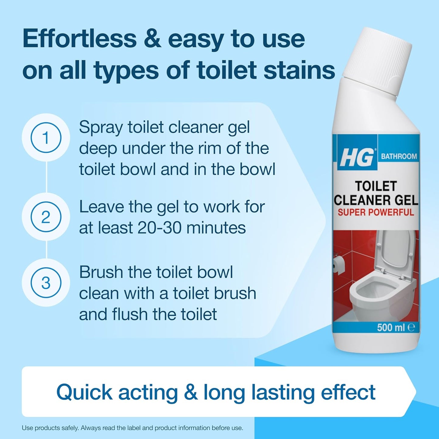 HG Super Powerful Toilet Cleaner 500ml