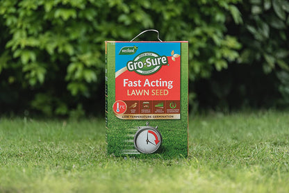 Westland Gro-Sure Fast Acting Grass Lawn Seed 80m2 2.4kg