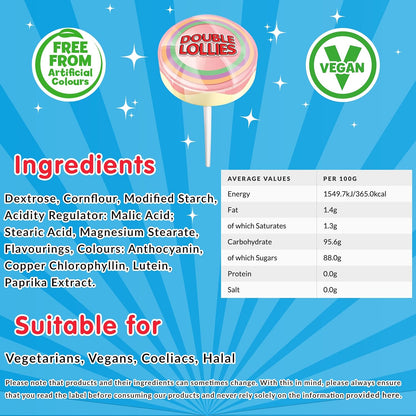 Swizzels Double Lollies Dispenser Box x 100's | 3 Box Bundle