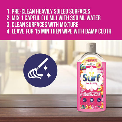 Surf Tropical Lily Concentrated Disinfectant 240ml