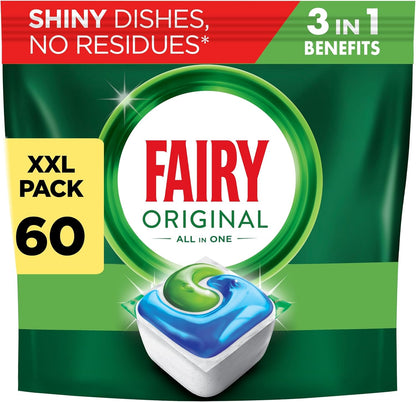 Fairy Dishwasher Tablets All in One Original 60's