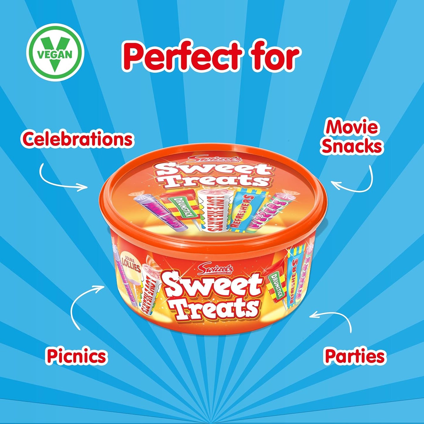 Swizzels Sweet Treats Tub 600g