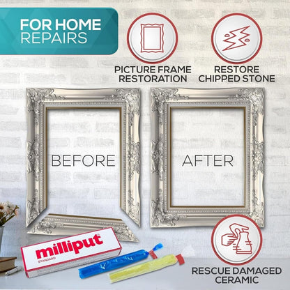 Milliput Standard Yellow Grey Epoxy Putty 125g