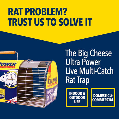 The Big Cheese Ultra Power Live Multi-Catch Rat Trap