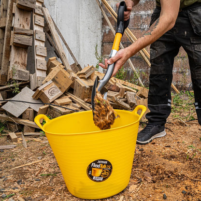 Xtrade Flexitub Black 25L Recycled | Building Site | Garden Clearing | Stables | 5 Pack