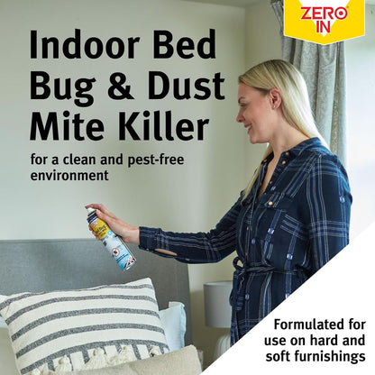 Zero In Bed Bug & Dust Mite Killer Spray 300ml