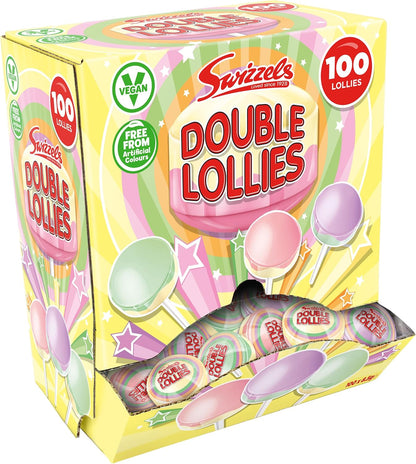 Swizzels Double Lollies Dispenser Box x 100's | 3 Box Bundle