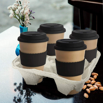 Belgravia  Moulded Pulp 4 Cup Carrier x 180s {Biodegradable & Recyclable}