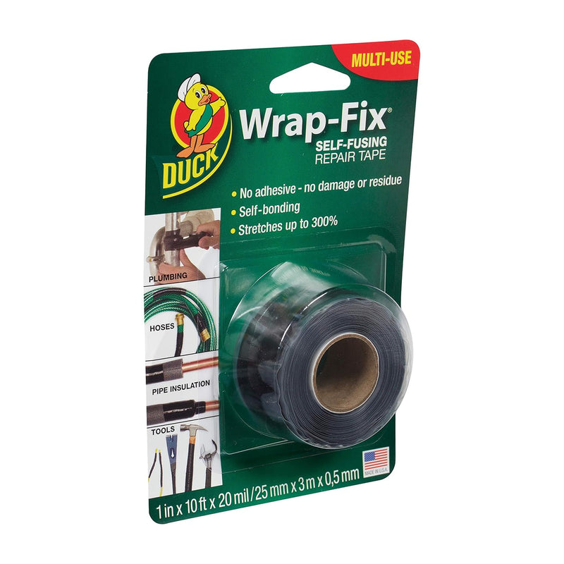 Duck Tape Wrap-Fix Self-Fusing Repair Tape | Self Bonding Tape 25mm x 3m