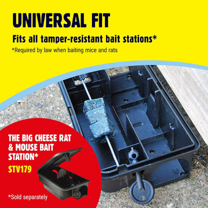 The Big Cheese All-Weather Bait Block - 15 X 10G