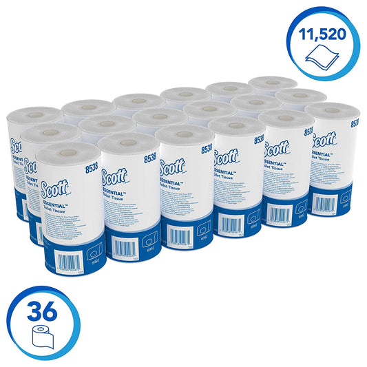 Scott 2-Ply Performance Toilet Roll 320 Sheets ,Pack of 36 {8538}