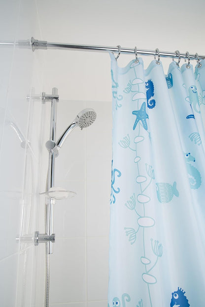 Croydex Amalfi Replacement Shower Head/Handset, Chrome Plated ABS Plastic