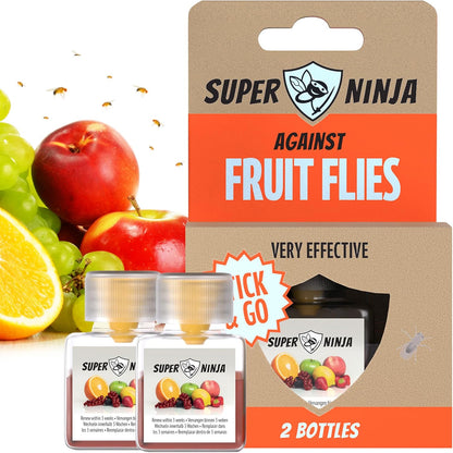 Super Ninja Fruit Fly Killer - 2 Pack