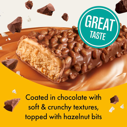 Fulfil Chocolate Salted Caramel Protein Bar Snack | Low Sugar | 15 x 55g Bars