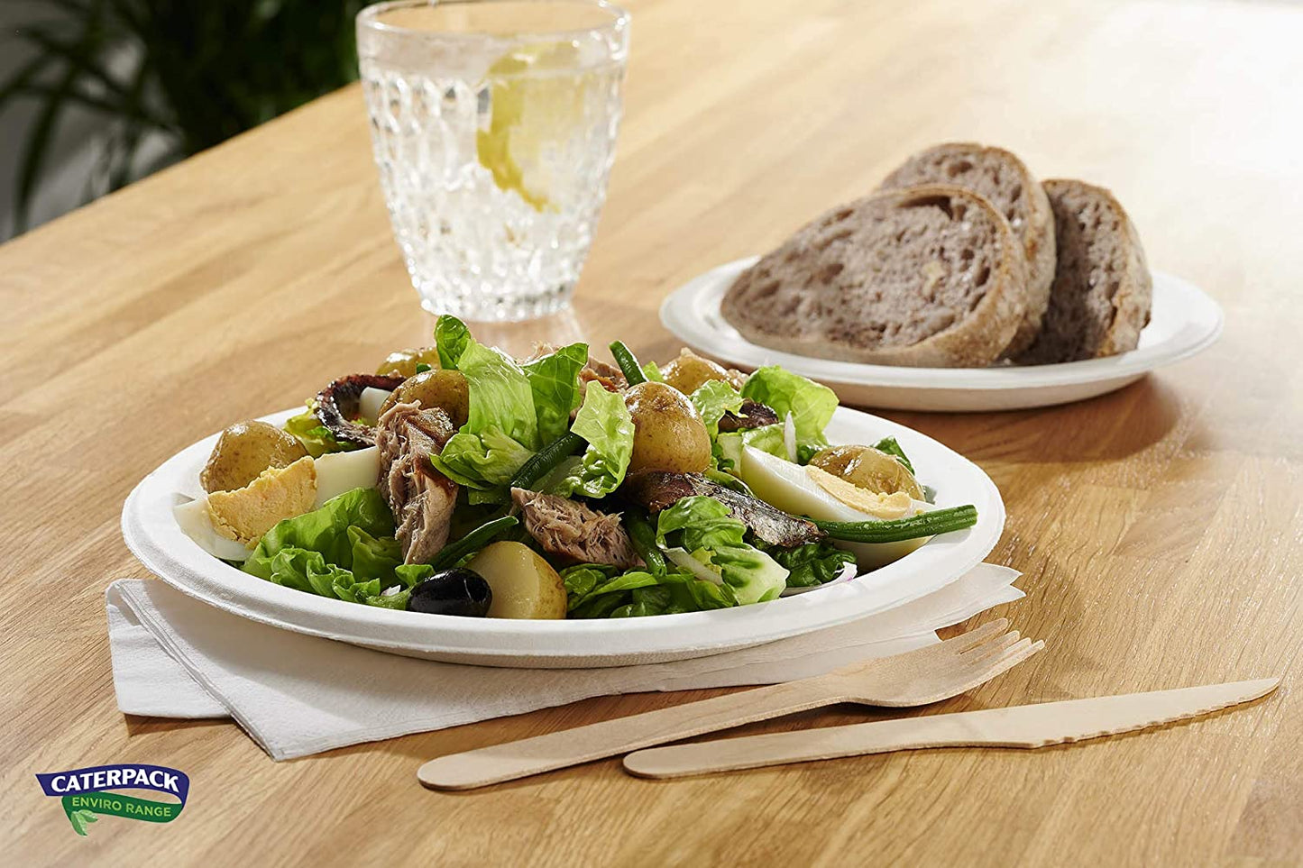 Belgravia Super Rigid 9 Inch Biodegradable Plate (Pack of 50) 3864