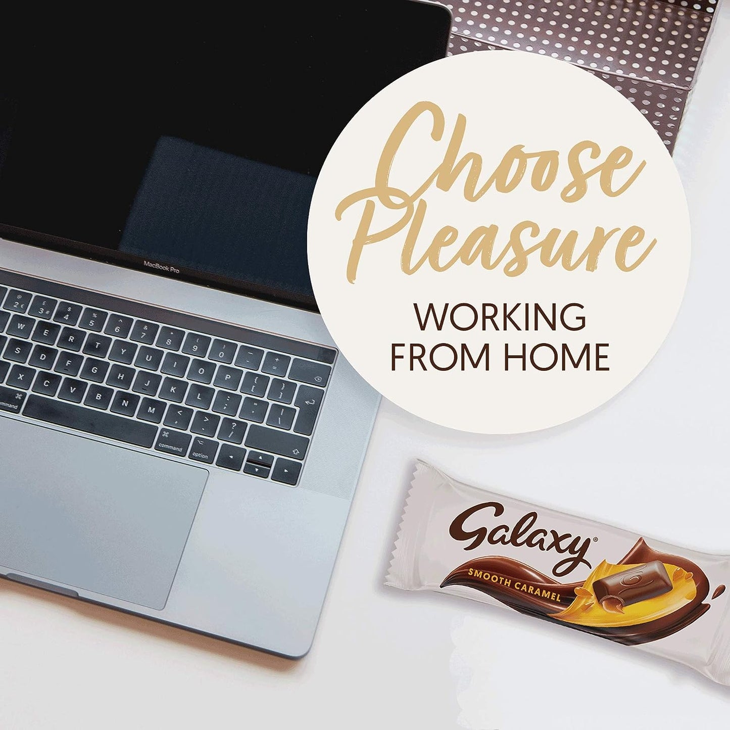 Galaxy Smooth Caramel & Milk Chocolate Bar 24x48g