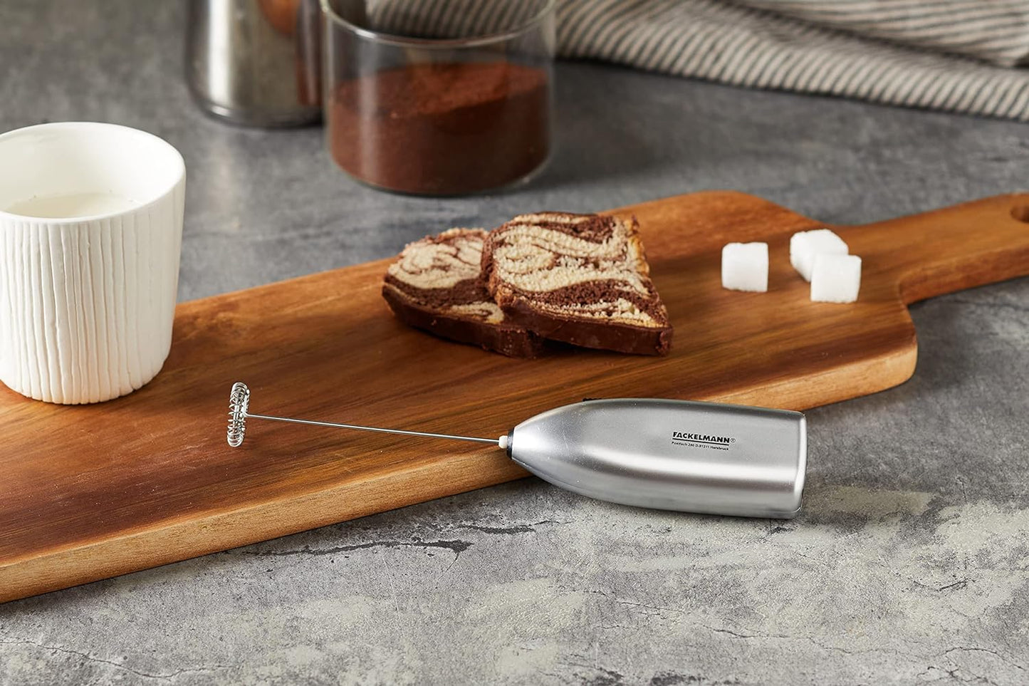 Fackelmann Milk Foamer, Silver