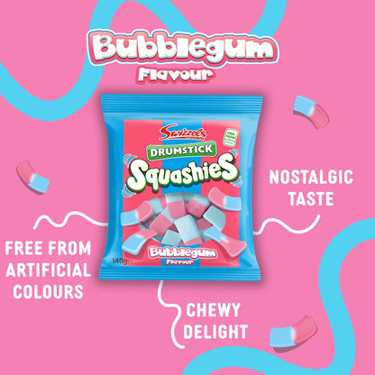 Swizzels Drumstick Squashies Bubblegum 140g