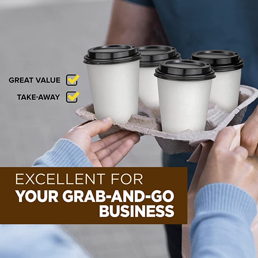 Belgravia  Moulded Pulp 4 Cup Carrier x 180s {Biodegradable & Recyclable}