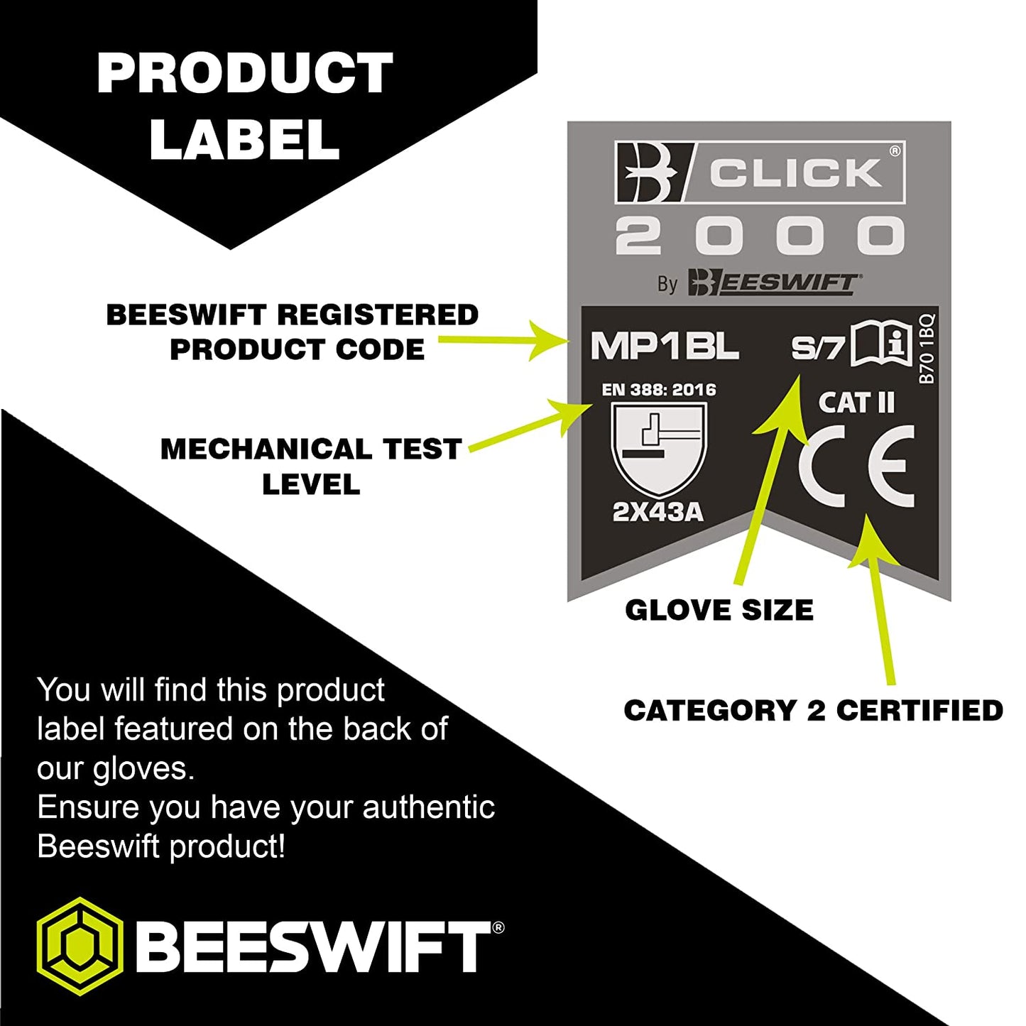 Beeswift MP1BL Multi Purpose Latex Gloves All Sizes {10 Pack} - UK BUSINESS SUPPLIES