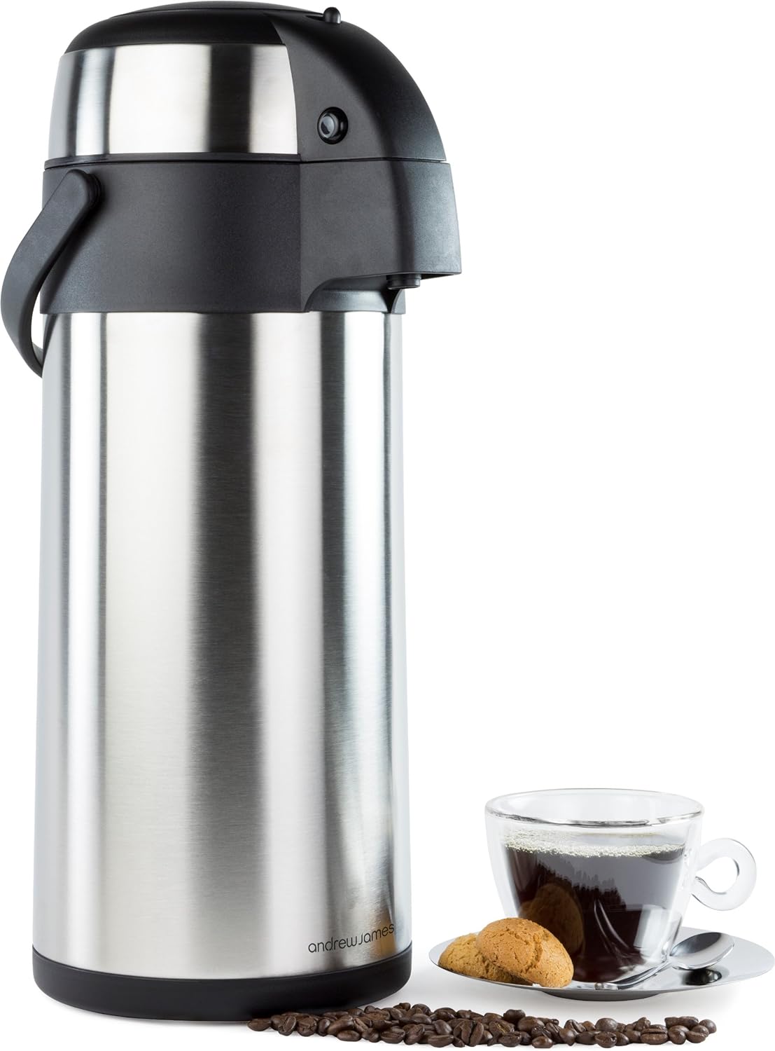 Fixtures Chrome President Pump AirPot Vacuum Jug 1.9L - 3 Litre (ALL SIZES)