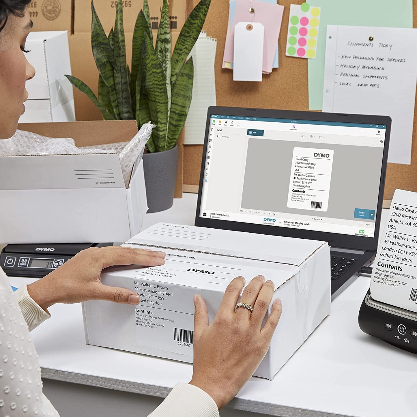 Dymo M10 Mailing Scale 10kg Black S0929010