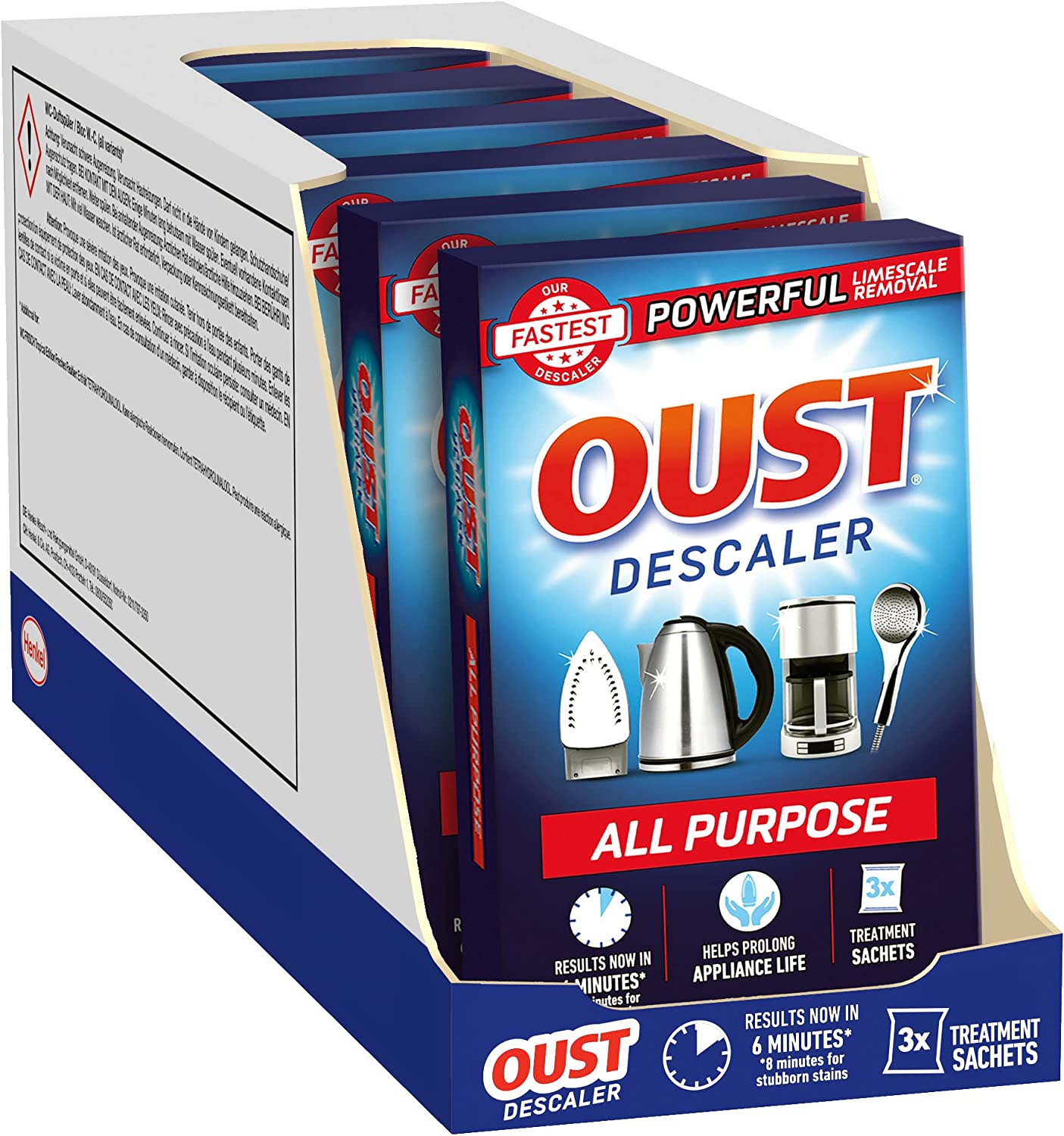 Oust - All Purpose Descaler 6 x 25ml Sachets