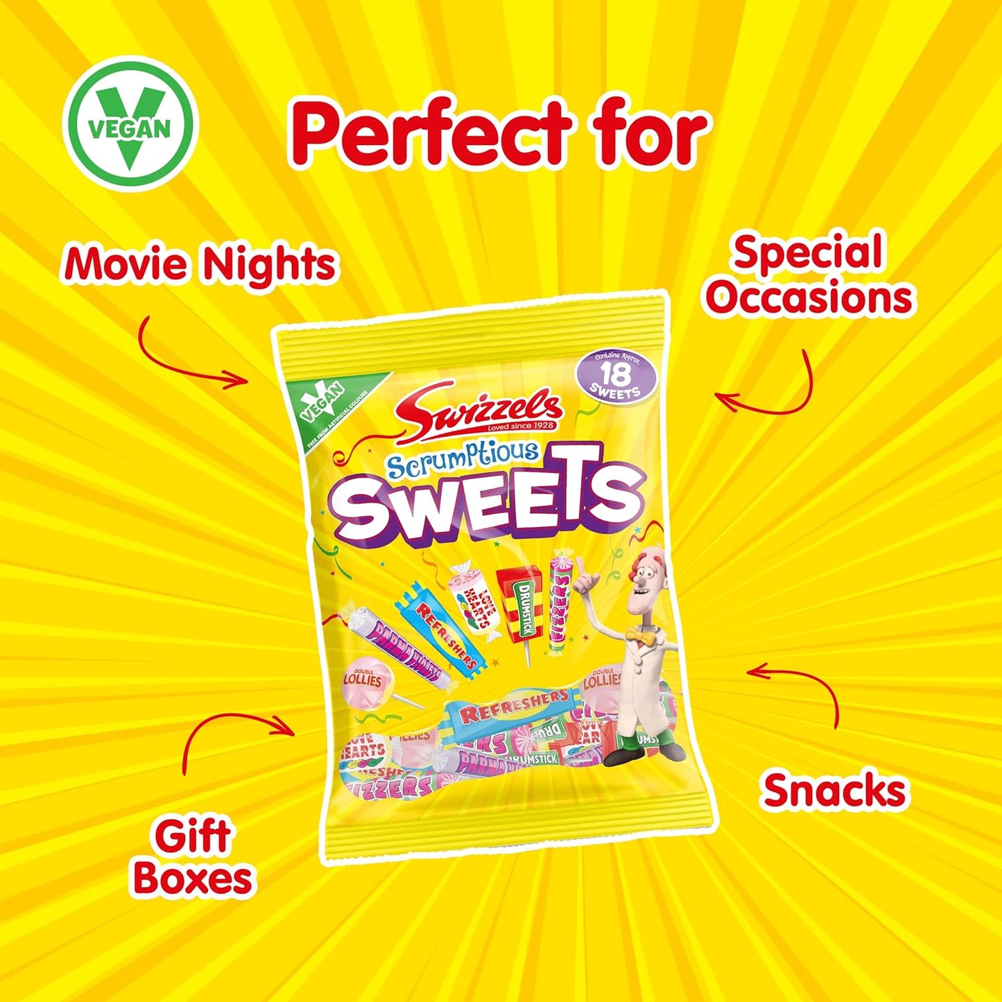Swizzels Scrumptious Sweets 173g | Retro Classics