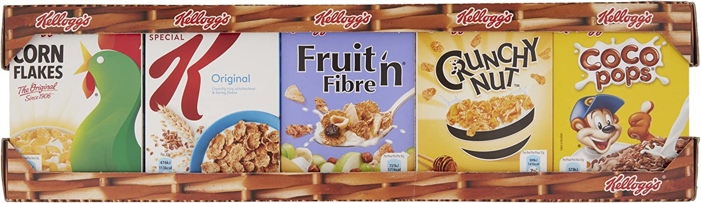 Kellogg's Mixed Case Portion Breakfast Cereals Variety Packs, 35-Count