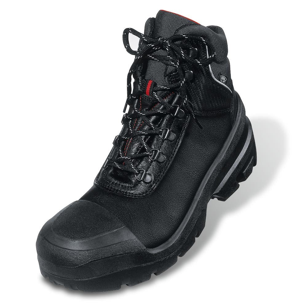 Uvex Quatro Leather Safety Boot Black Size { All Sizes}