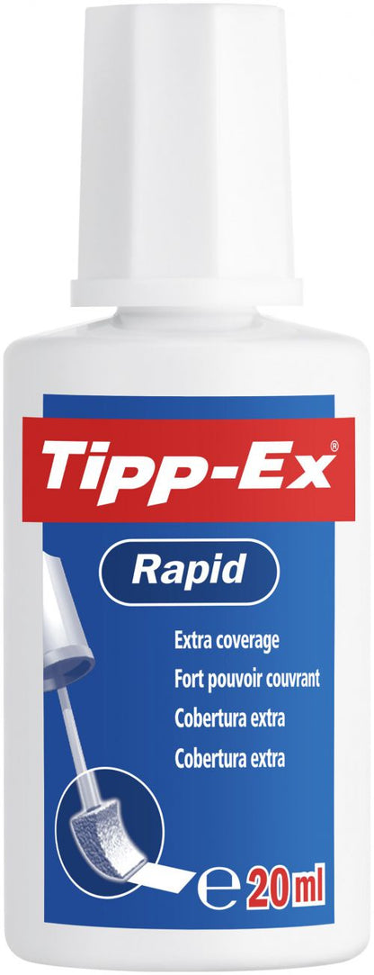 Tipp-Ex Rapid Correction Fluid Value (Pack of 20) 895950