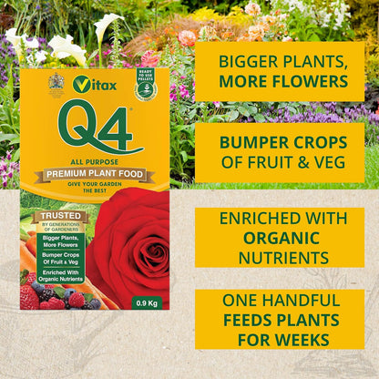 Vitax Q4 All Purpose Plant Food 900g
