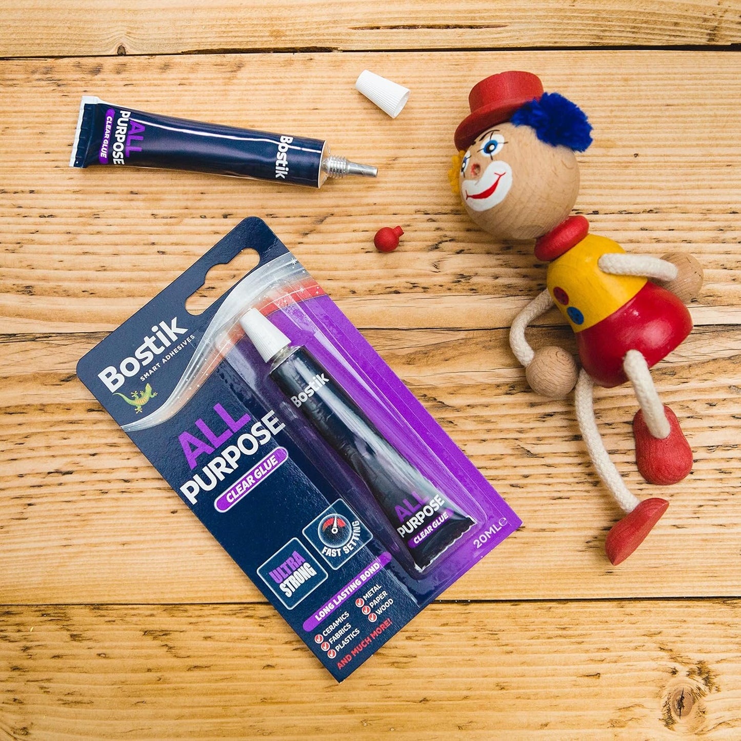 Bostik All Purpose, Ultra Strong, Fast Setting, Clear Glue 50ml