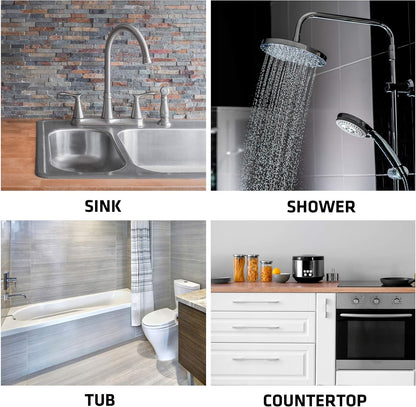 Everbuild Bath And Kitchen Acrylic Sealant | Anti Mould Formulation | White | 3 x 200ml Bundle