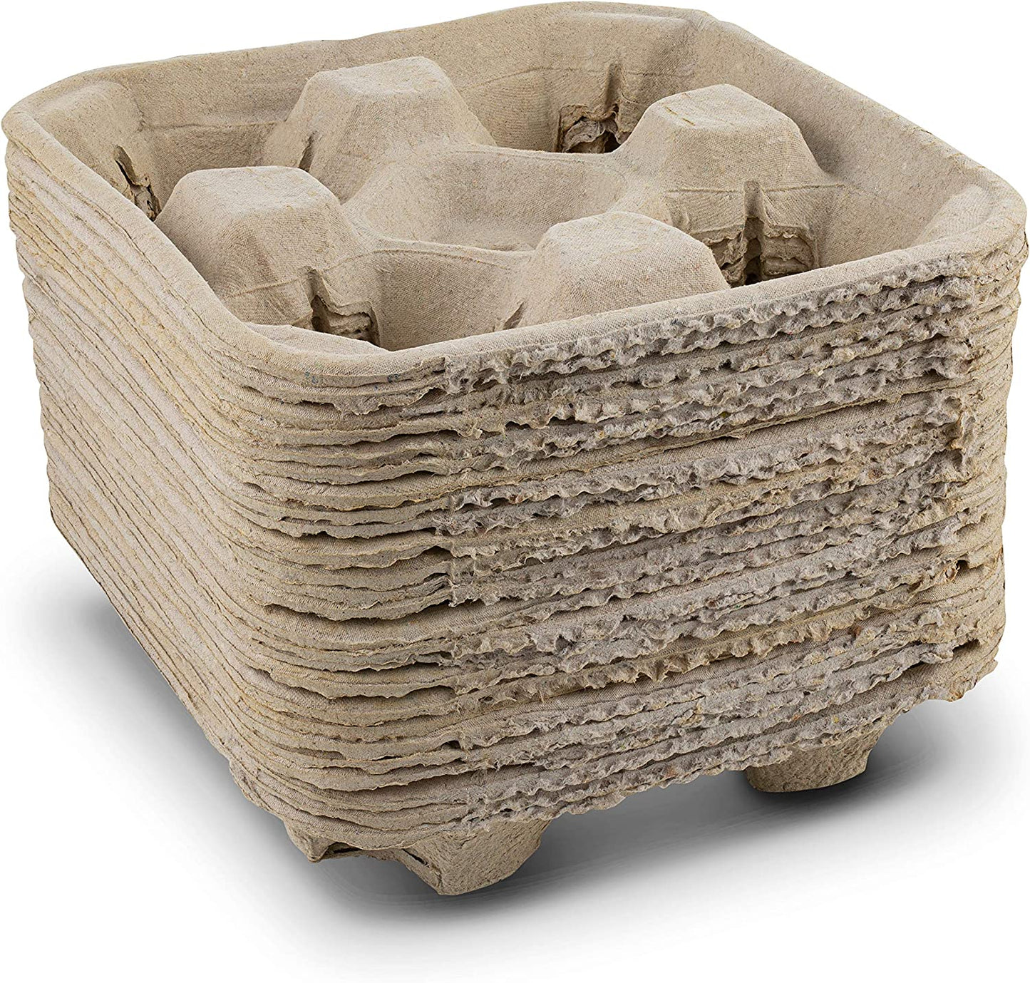 Belgravia  Moulded Pulp 4 Cup Carrier x 180s {Biodegradable & Recyclable}