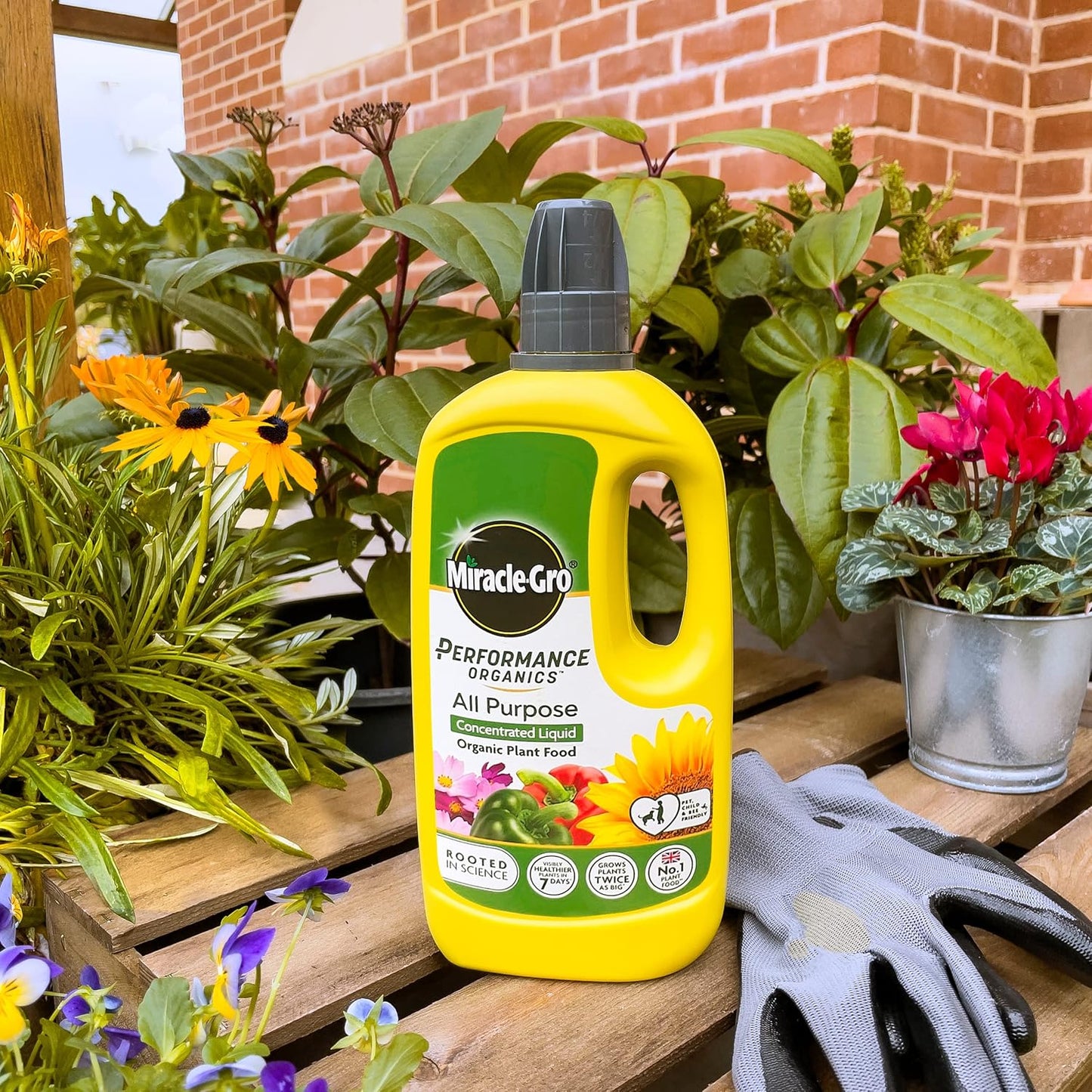 Miracle Gro All Purpose Performance Organics Concentrated Liquid Plant Food, 800ml