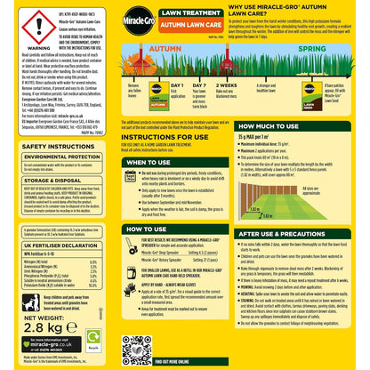 Miracle-Gro® 4-in-1 Autumn Lawn Care, 80m2