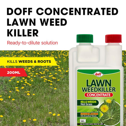 Doff Concentrated Lawn Weedkiller 200ml