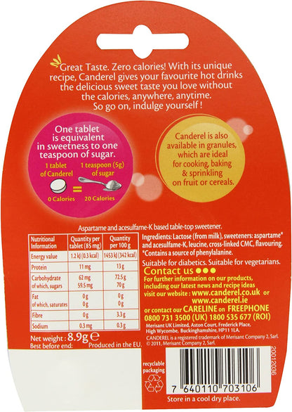 Canderel Low Calorie Sweetener 105 Tablets - UK BUSINESS SUPPLIES