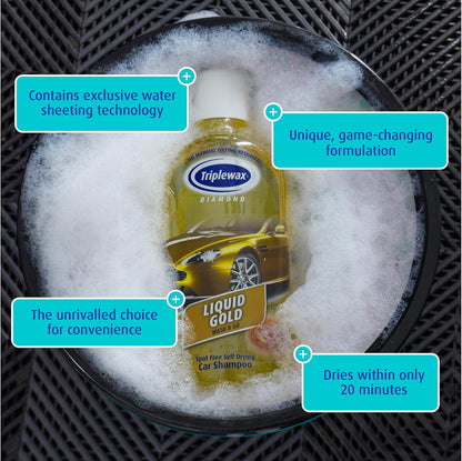 Triplewax Liquid Gold Car Shampoo 1 Litre