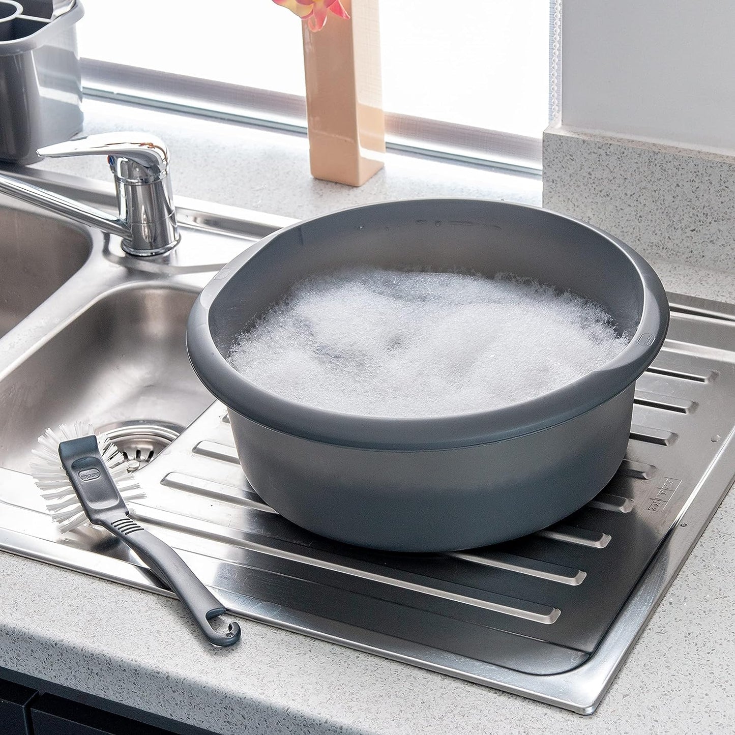 Addis 7.7 Litre Round Bowl Metallic Grey