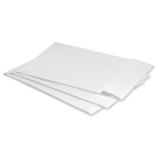 5 Star C4 Window Envelope Peel and Seal 25mm Gusset 120gsm 324x229x25mm White (Pack of 125) 930183
