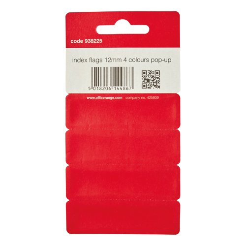 5 Star Index Flags 12x45mm 40 Flags per Colour x4 Colours 938225