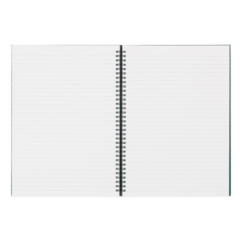 5 Star Wirebound Hardback Notebook Ruled A4 140 Page Teal (Pack of 5) 943474