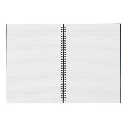5 Star Wirebound Hardback Notebook Ruled A4 140 Page Indigo (Pack of 5) 943482