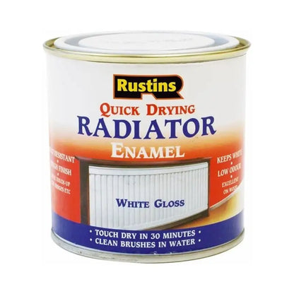 Rustins Quick Drying Radiator Enamel Gloss 250Ml