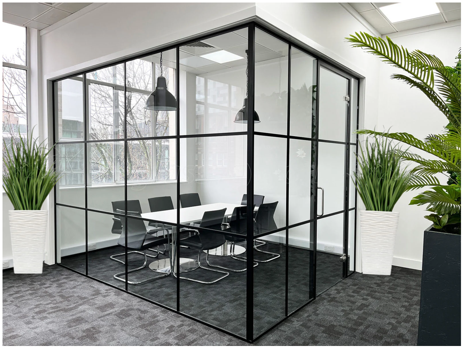 Fixtures Glaze Wave High Gloss LARGE Planter {Black} Indoor or Outdoor