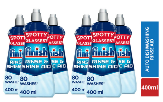Finish Shine and Dry Rinse Aid 400ml with Spot Prevension